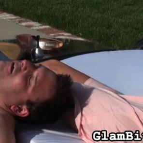 Poolside smothering and foot worship action 45 #375385