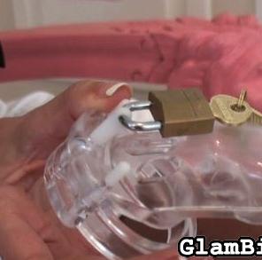Chained dick gets harassed and teased 19 #384550