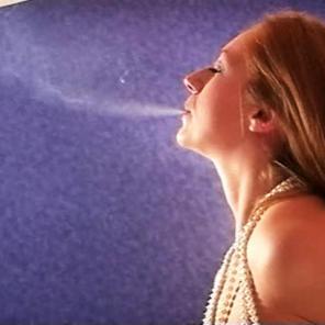 Sexy Smoker in Pearls  #405309