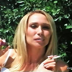 Sexy Poolside Smoker  #424421
