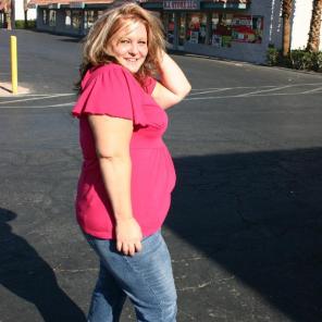 Blonde Plumper Dani Striptease #446398