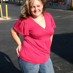 Blonde Plumper Dani Striptease #446399