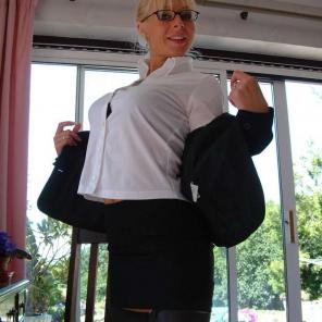 Office Lingerie Tease #447173