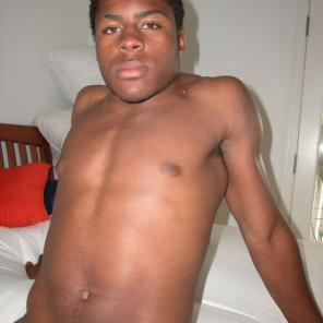 Hot Ebony Gay Posing #454835