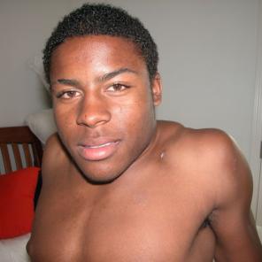 Hot Ebony Gay Posing #454836