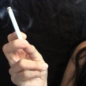 Busty MILF Smoking Fetish Model #486837
