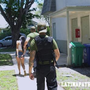 Nude porn Pics with Latina Patrol Michelle Martinez - Tased and Confined